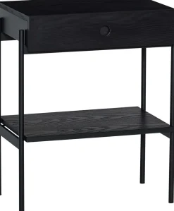 Hübsch Borde > Noir Sengebord H60 cm,