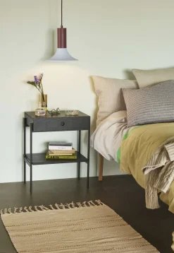 Hübsch Borde > Noir Sengebord H60 cm,