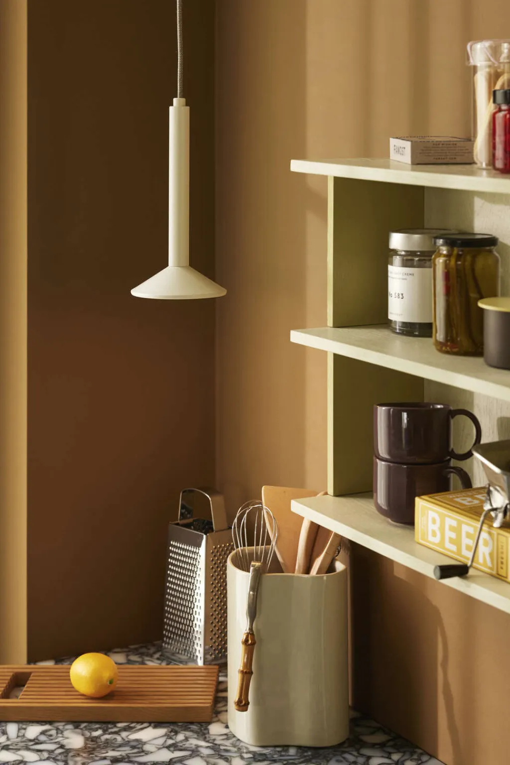 Discount Pep Hylde 50x40 cm, Grå/Khaki Hylder