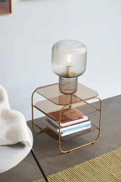 Outlet Pirum Bordlampe H42 cm, Klar/Røg Lamper Til Kontoret|Lamper Til Soveværelset
