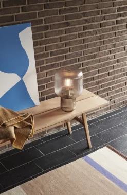 Outlet Pirum Bordlampe H42 cm, Klar/Røg Lamper Til Kontoret|Lamper Til Soveværelset