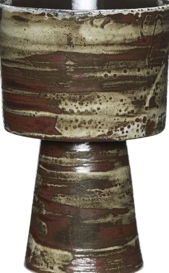 Sale Plinth Potte Ø17 cm, Rødbrun Stue|Urtepotter Og Krukker