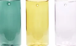 Sale Hübsch Popsicle Hængevaser 3 stk. H23 cm, Grøn/Gul/Rosa