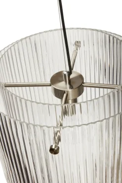 Outlet Hübsch Ripple Pendel Ø41 cm, Klar