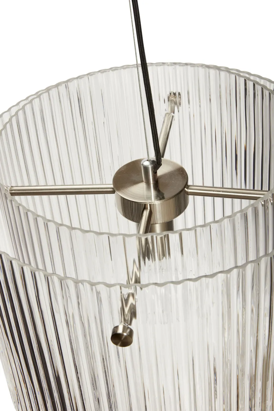 Outlet Hübsch Ripple Pendel Ø41 cm, Klar