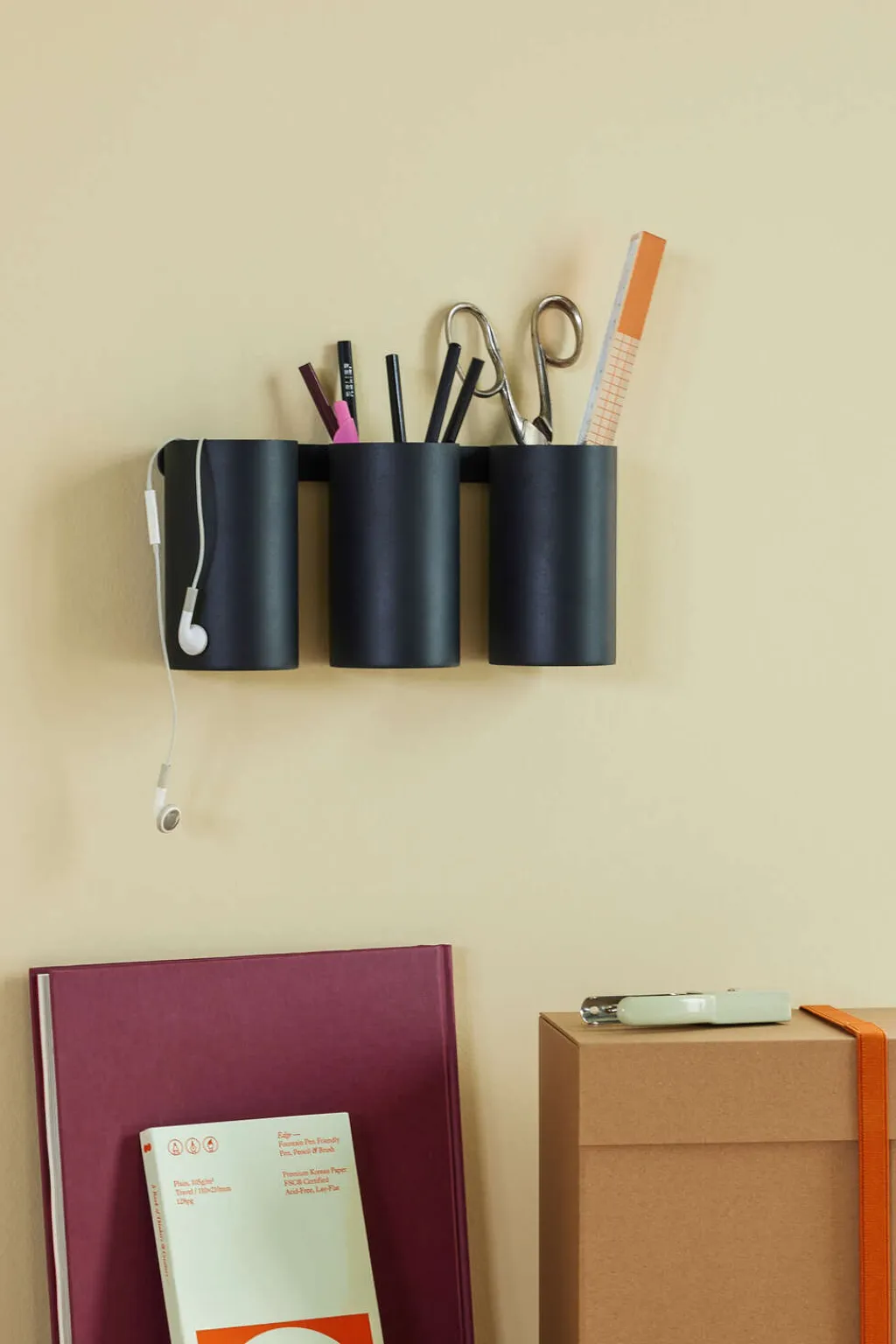 Online Silo Organiser 27 cm, Sort Småopbevaring Og Organisering|Kontor