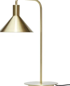 Hübsch Lamper Til Kontoret|Lamper Til Soveværelset > Solo Bordlampe H50 cm, Messing