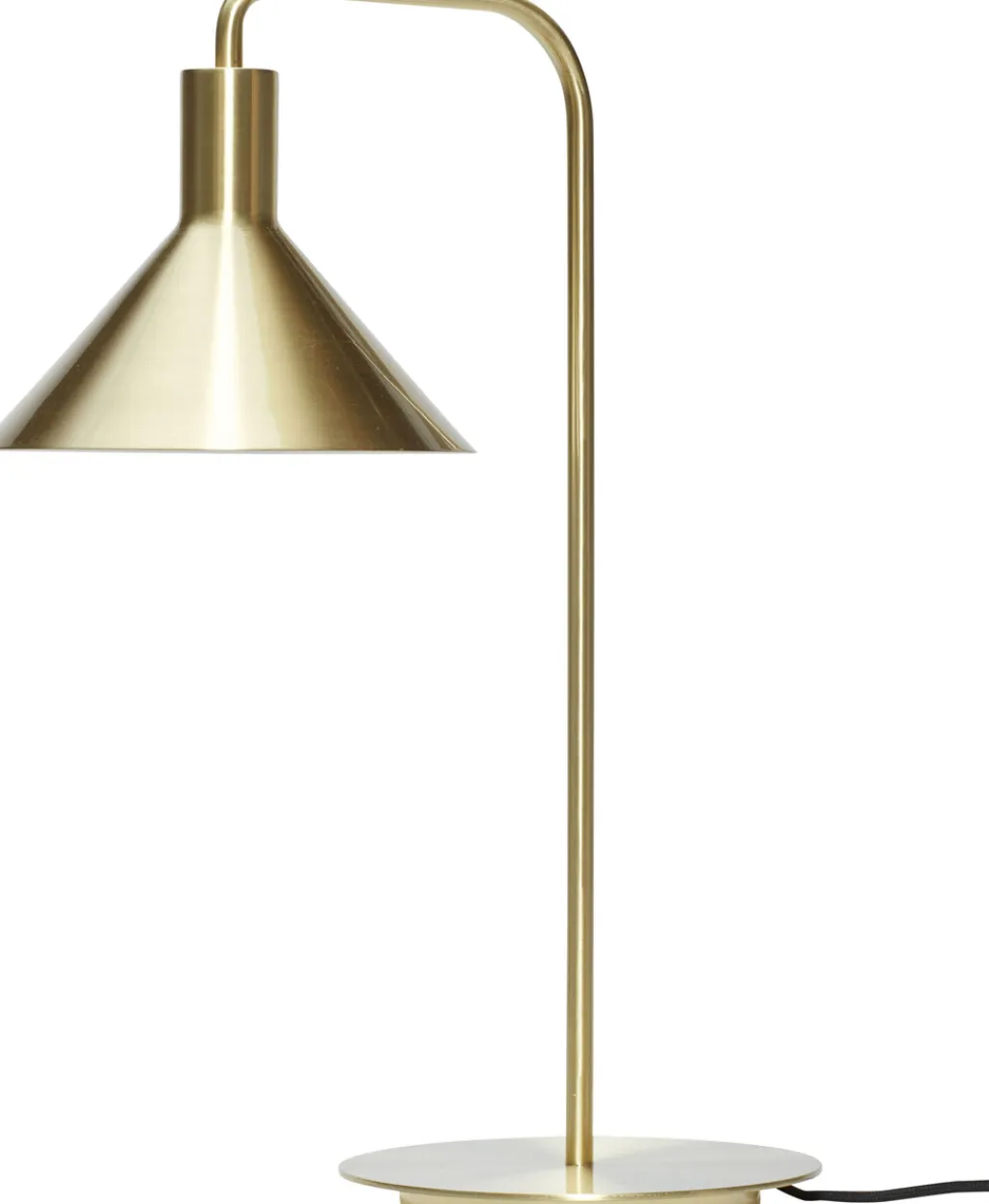 Hübsch Lamper Til Kontoret|Lamper Til Soveværelset > Solo Bordlampe H50 cm, Messing