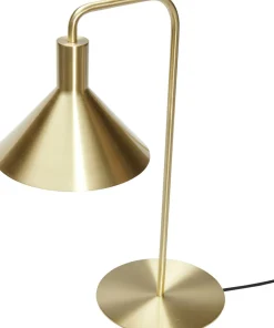 Hübsch Lamper Til Kontoret|Lamper Til Soveværelset > Solo Bordlampe H50 cm, Messing