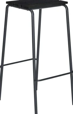 New Hübsch Stilt Barstol H76 cm, Sort Ask