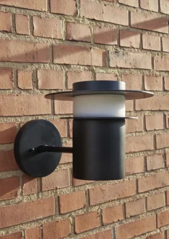 Outlet Hübsch Suburb Udendørslampe H22 cm, Sort