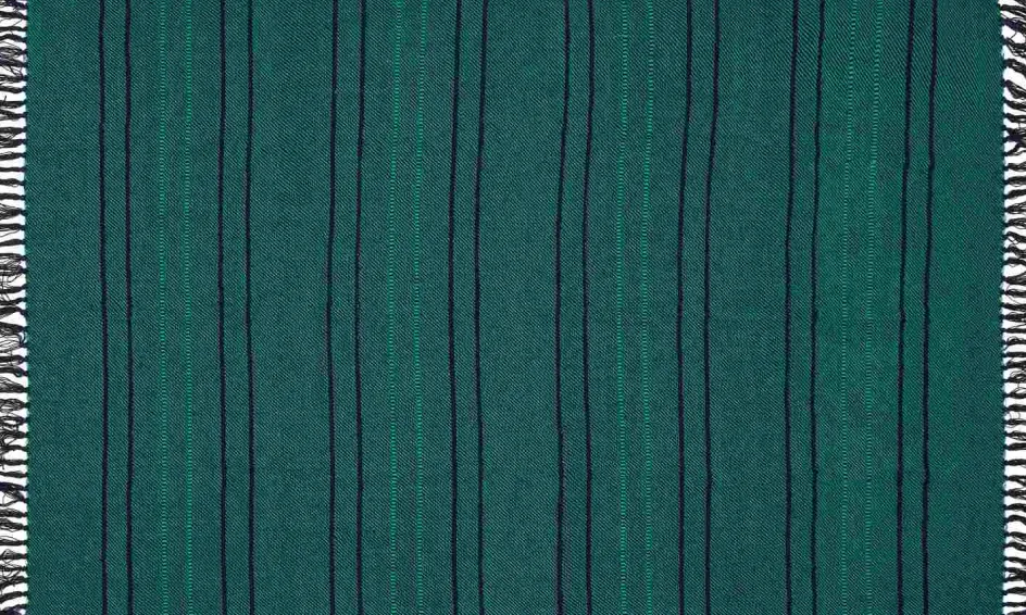 Outlet Hübsch Tap Plaid 140x200 cm, Grøn