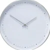 Hübsch Ure Og Vejrstationer > Time Ur ?40 cm, Metal/Hvid