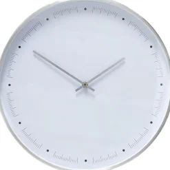 Hübsch Ure Og Vejrstationer > Time Ur ?40 cm, Metal/Hvid
