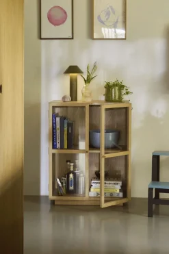 Discount Hübsch Tower Bordlampe H32 cm, Mørkegrøn