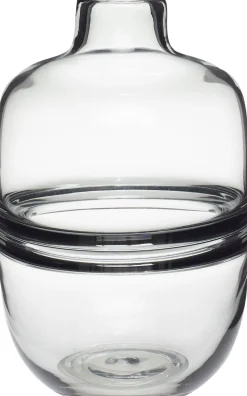 Hübsch True Vase H19 cm, Røgfarvet