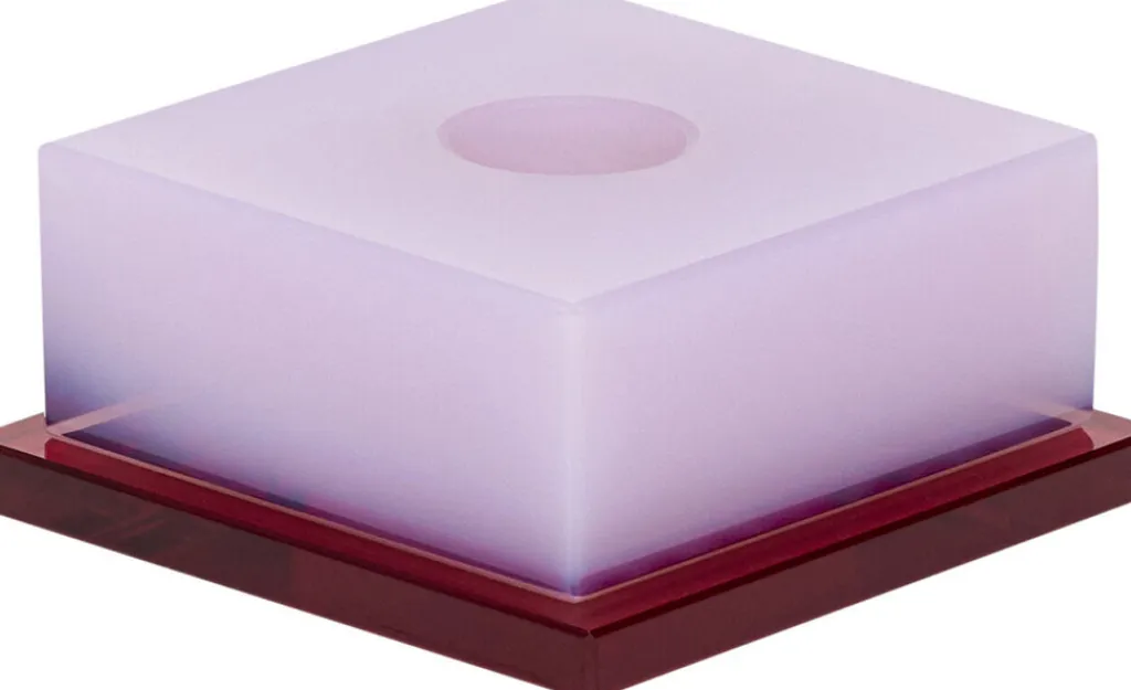 Dust Lysestage H4 cm, Lyserød/Rosa Lysestager