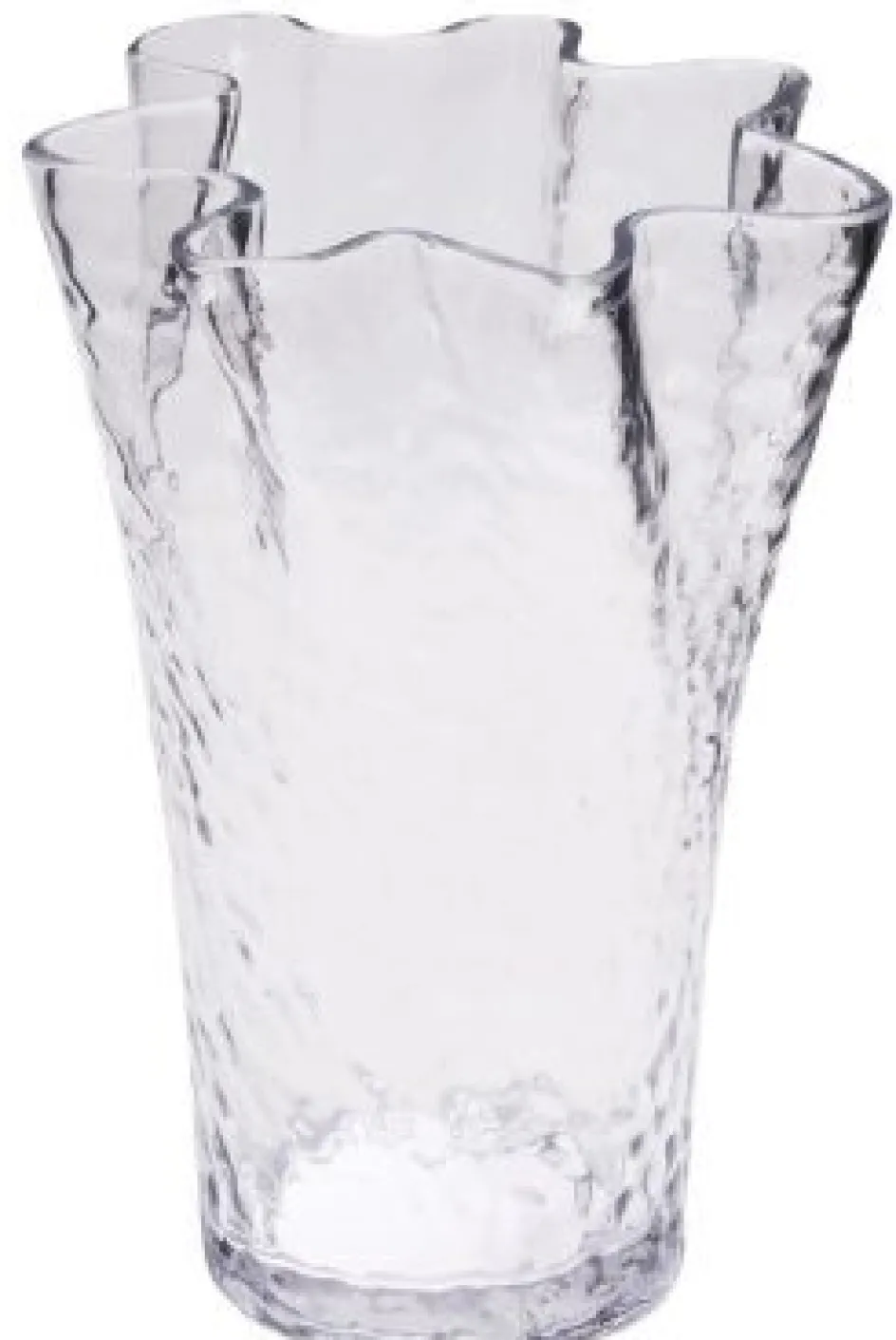Outlet Hübsch Ruffle Vase H30 cm, Tekstureret