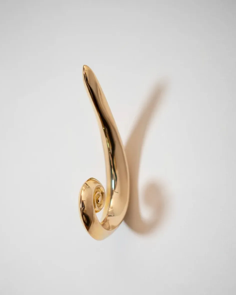Clearance Hein Studio Noelle Knage 7,5 cm, Messing