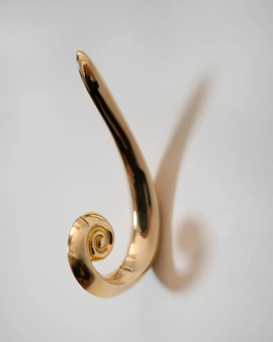 Clearance Hein Studio Noelle Knage 7,5 cm, Messing