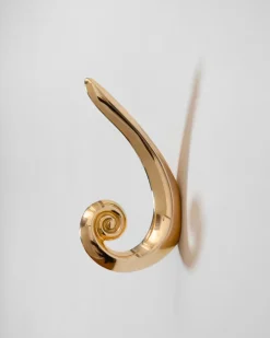 Clearance Hein Studio Noelle Knage 7,5 cm, Messing