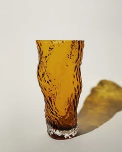 Hot Hein Studio Ostrea Rock Vase H30 cm, Amber