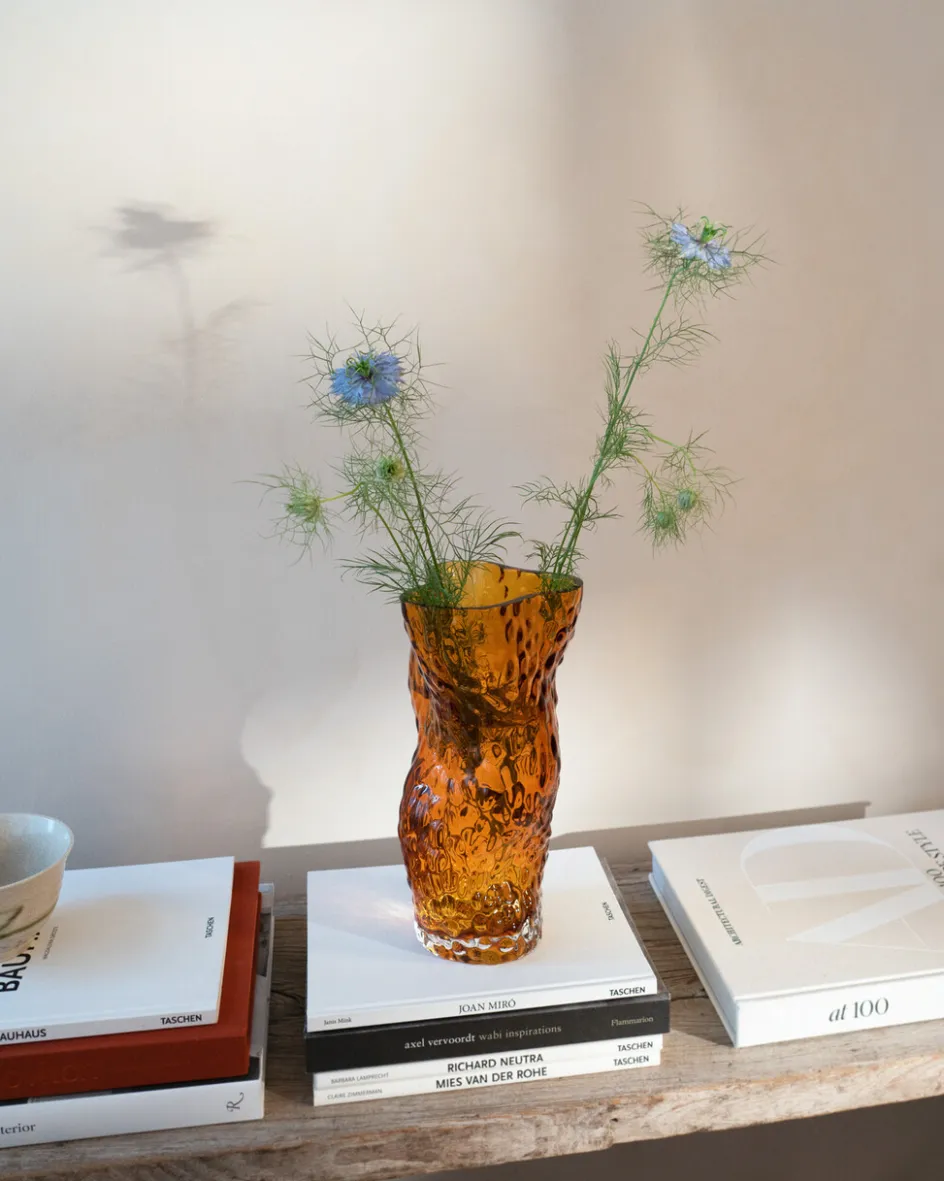 Hot Hein Studio Ostrea Rock Vase H30 cm, Amber