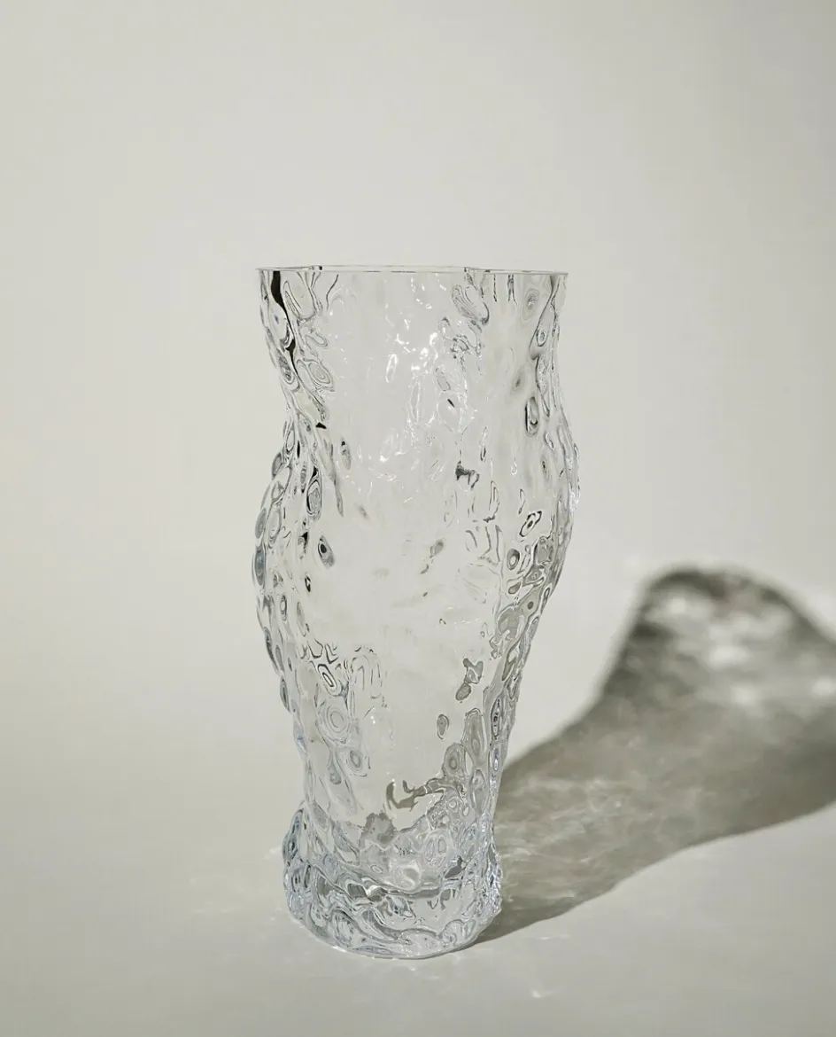 Hein Studio Ostrea Rock Vase H30 cm, Clear