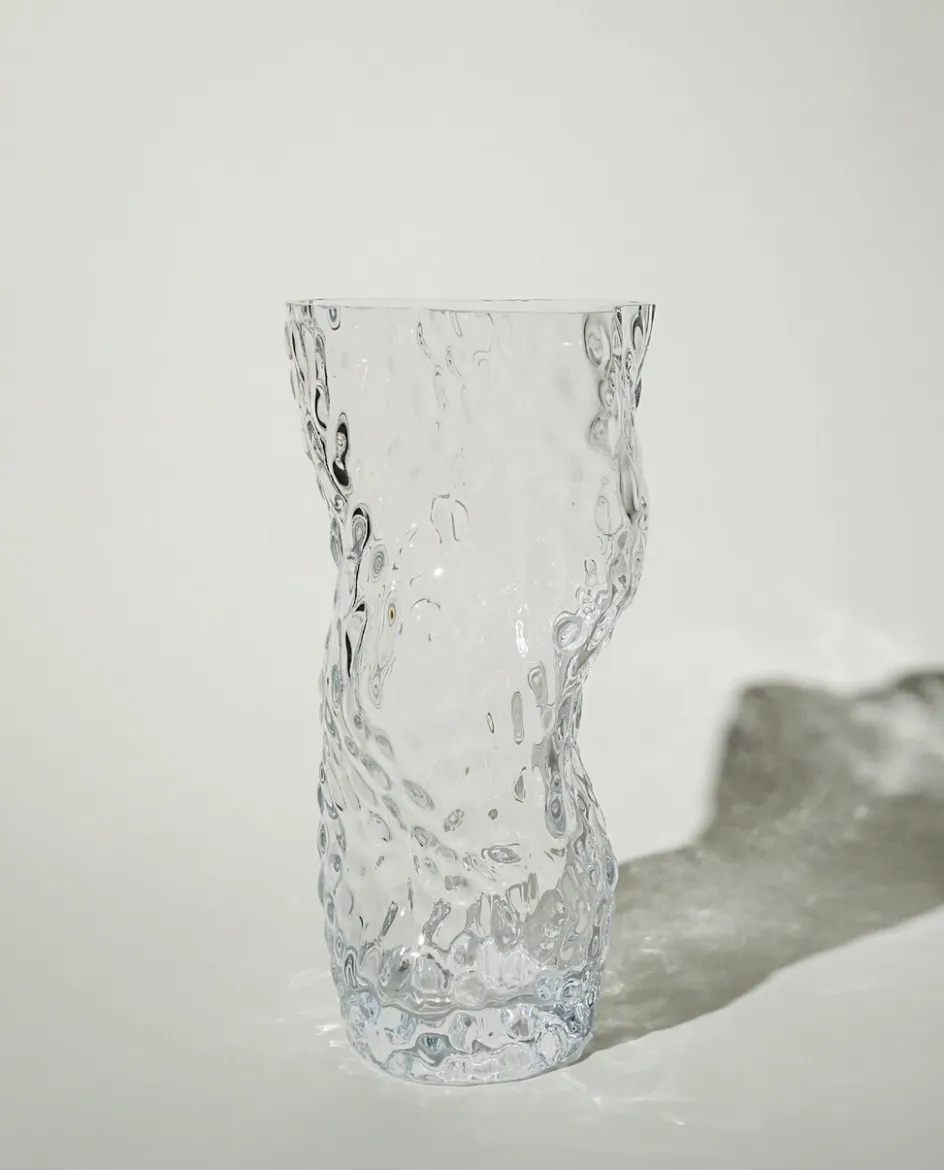 Hein Studio Ostrea Rock Vase H30 cm, Clear
