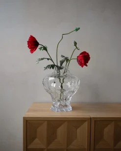 Sale Hein Studio Ammonit Vase H30 cm, Klar