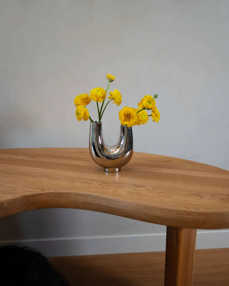 Hot Hein Studio Kazumi Vase H19,5 cm, Krom