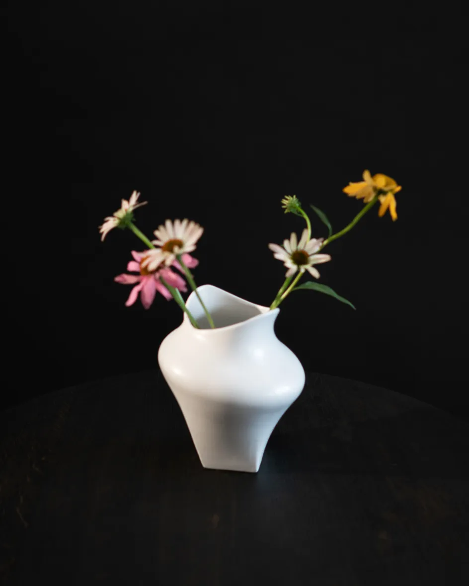 Online Hein Studio Nami Vase H25 cm, Hvid