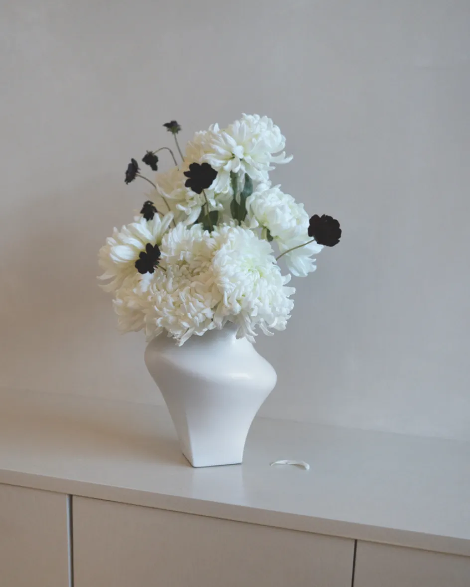 Online Hein Studio Nami Vase H25 cm, Hvid