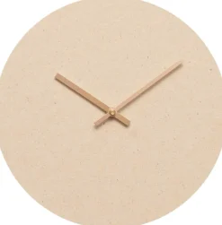 Hemverk Ure Og Vejrstationer > Really Vægur Ø28 cm, Creme/Kobber
