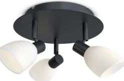 Discount Cut Loftskinnespot Sort/Opal Lamper Til Kontoret|Lamper Til Soveværelset