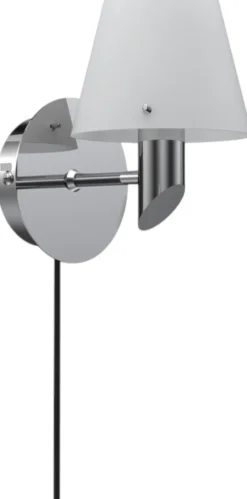 Sale Herstal Gil Væglampe 14,6 cm, Krom/Opal