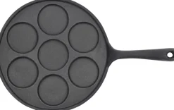 Blinispande 23,5 cm, Sort Støbejern Pander