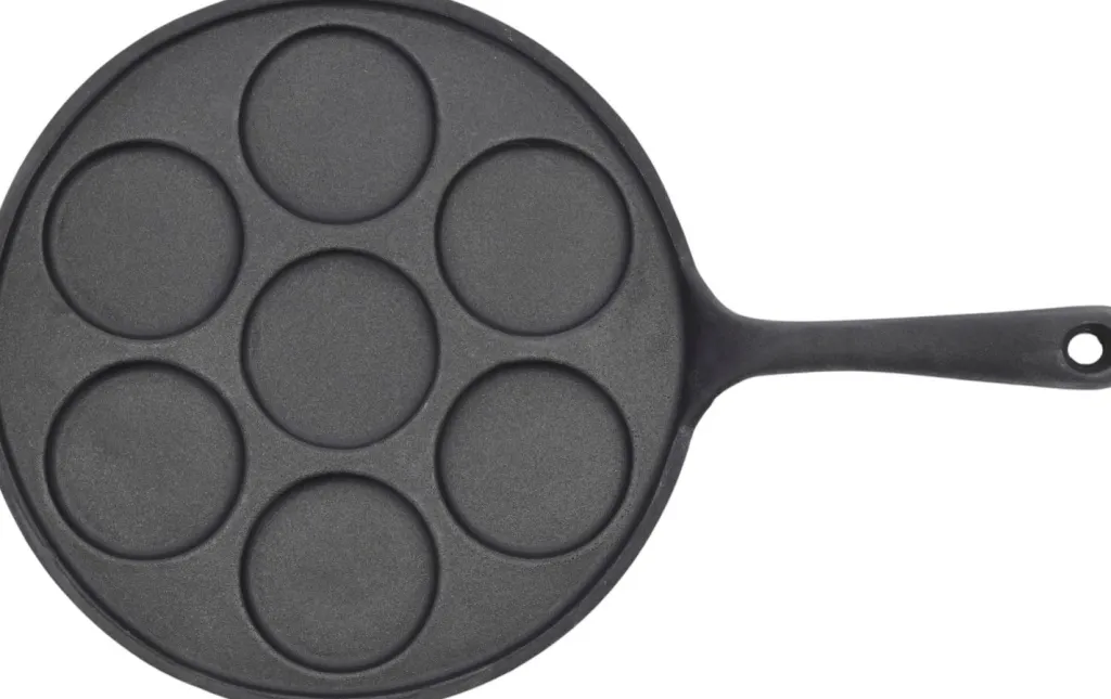 Blinispande 23,5 cm, Sort Støbejern Pander