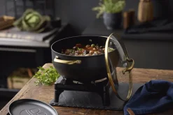 Holm Gryder Og Kasseroller > Brasserie Stegegryde Ø30 cm/8 L, Sort