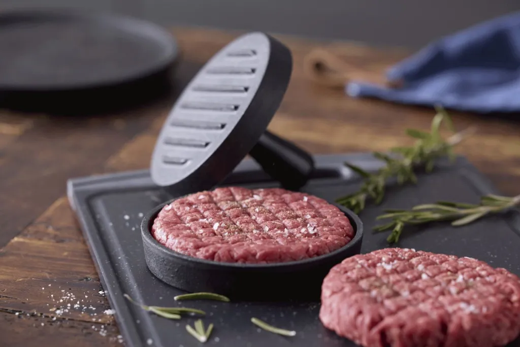 Outlet Burgerpresser Ø12 cm, Sort Presseredskaber