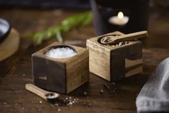 Discount Miniskålesæt 2 stk. H5 cm, Akacietræ Salt Og Peber|Salt Og Peber