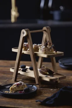 Best Holm Serveringsopsats H36 cm, Akacietræ