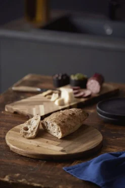 Holm Skærebrætter Og Serveringsbrætter|Spisestue > Sildeben Serveringsbræt Ø30,5 cm, Akacietræ