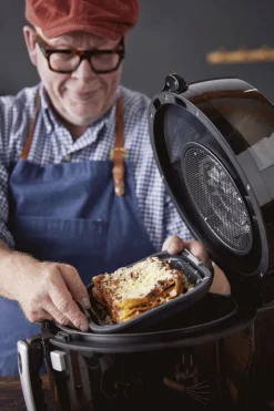 Holm Tilberedningsapparater > Silikoneform t. Airfryer 19x19 cm, Grå