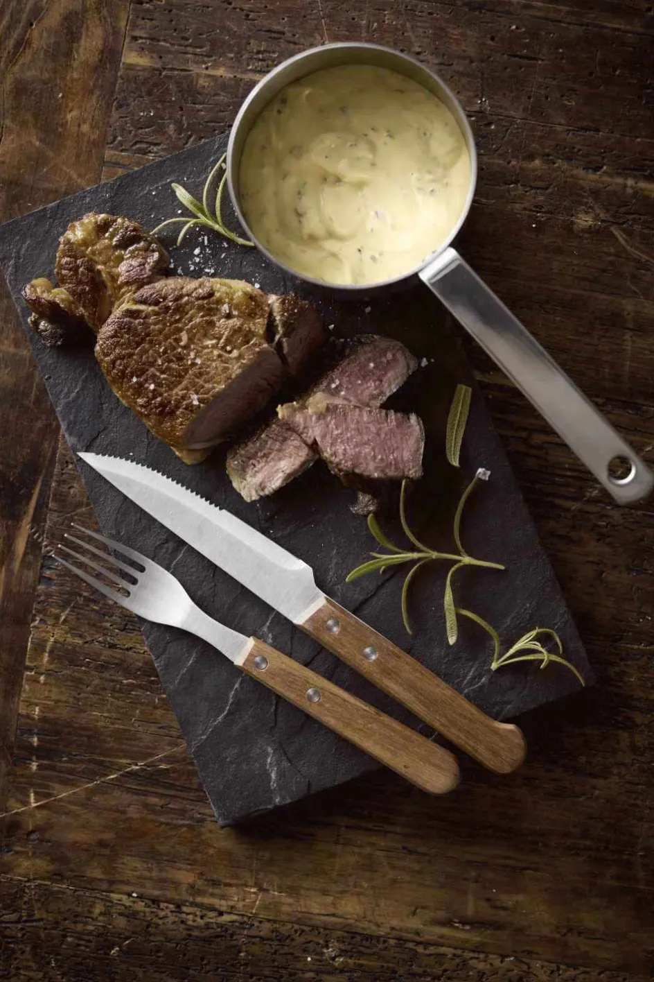 Online Holm Steakbestik 8 Dele, Akacietræ