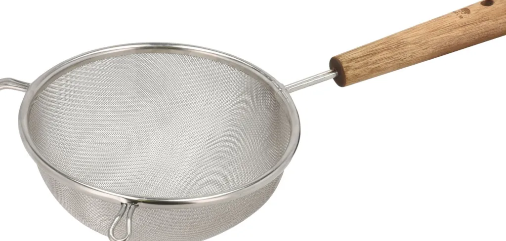 Holm Tilberedning > Trådsigte 16 cm, Stål/Akacietræ