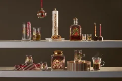 Clearance Christmas Fyrfadsstage 2025 2 stk. H7,5 cm Julelys