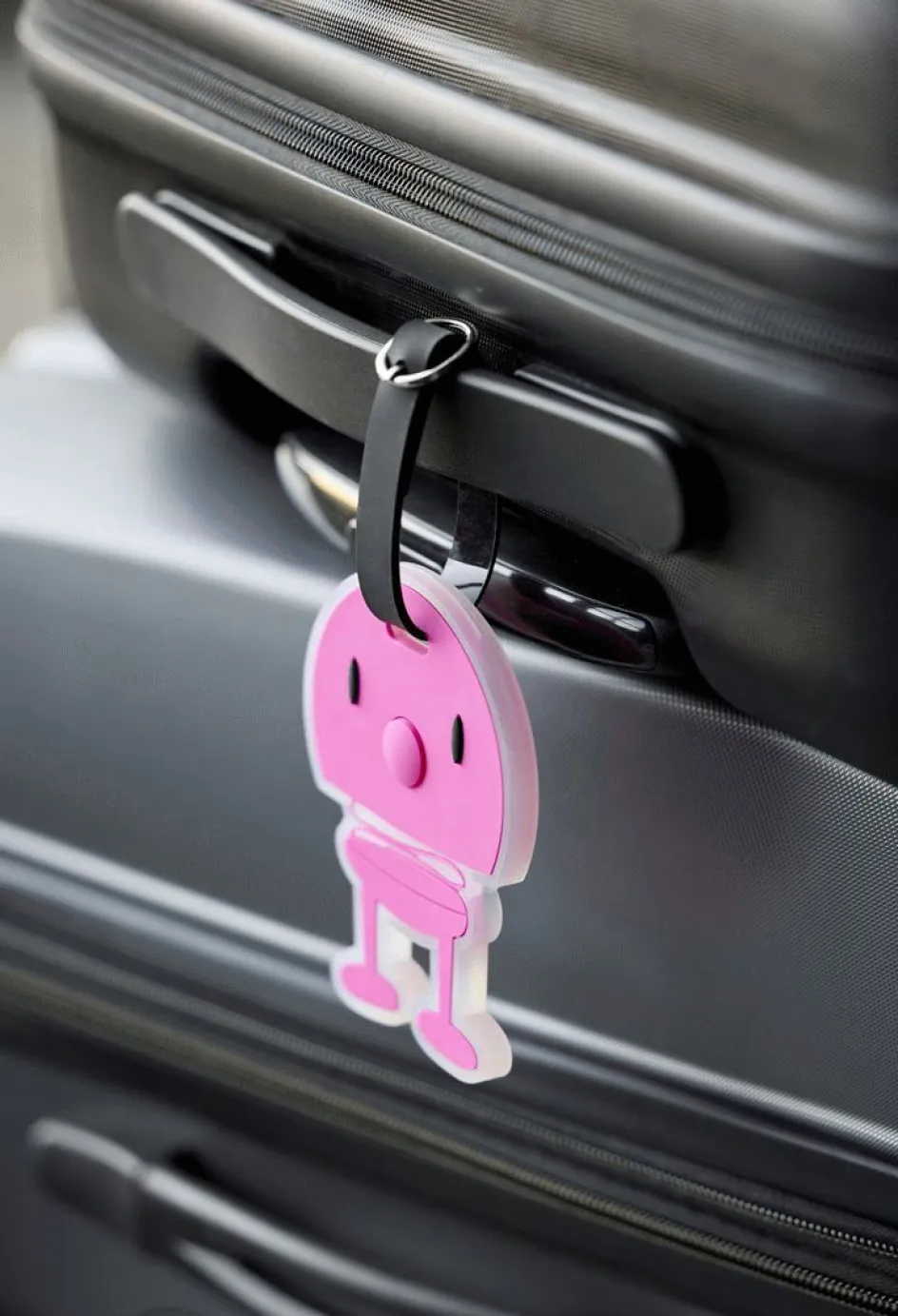 Clearance Hoptimist Kuffertmærke 10,5 cm, Pink