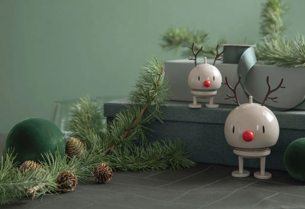 Hoptimist Stue|Træfigurer Og Figurer > Rensdyr Bumble M,