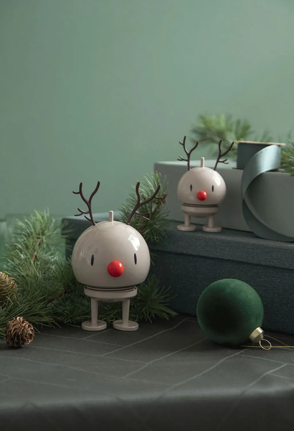 Hoptimist Stue|Træfigurer Og Figurer > Rensdyr Bumble M,